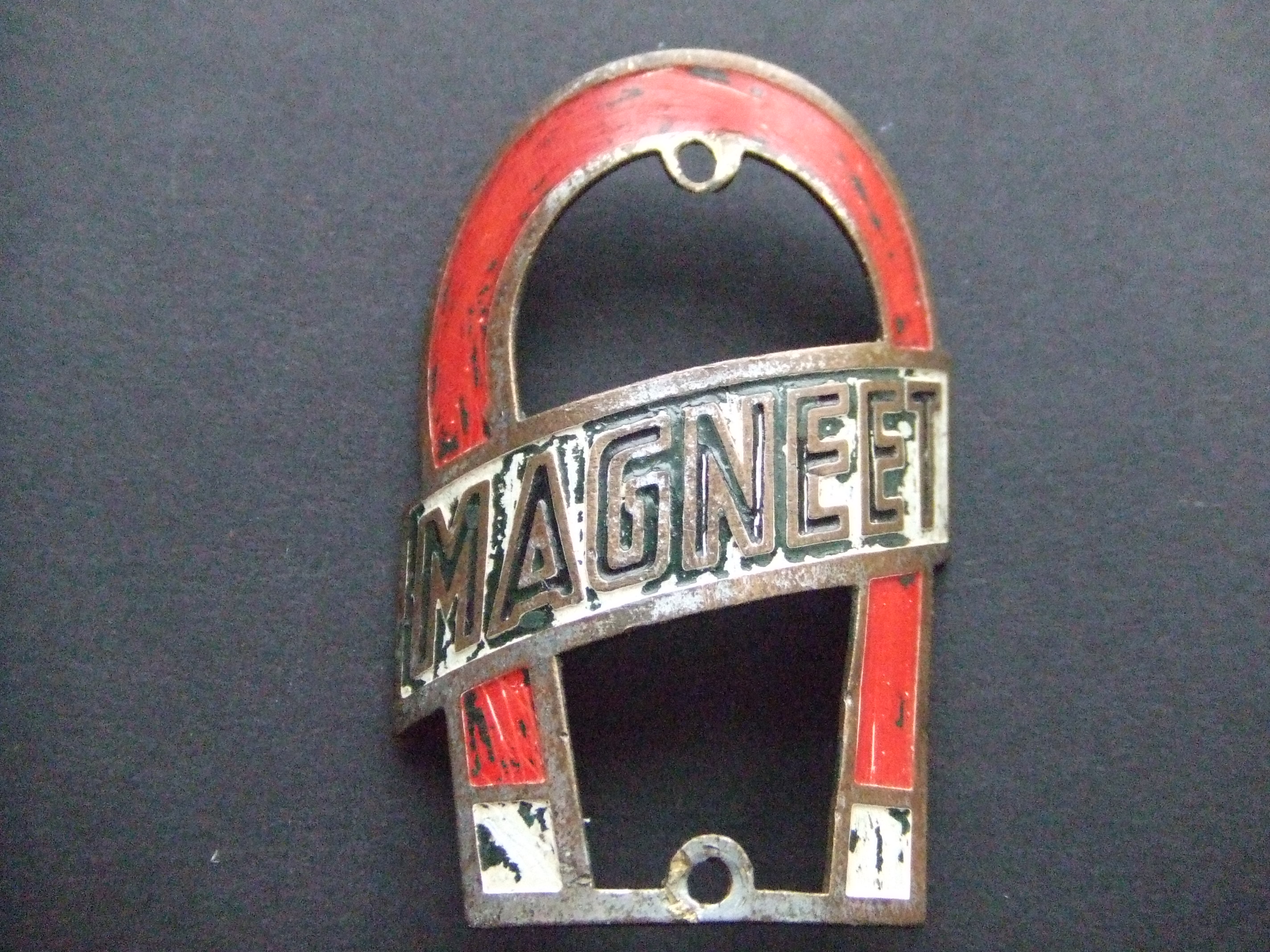 Magneet Rijwielen, Motorenfabriek Weesp oud balhoofdplaatje 2